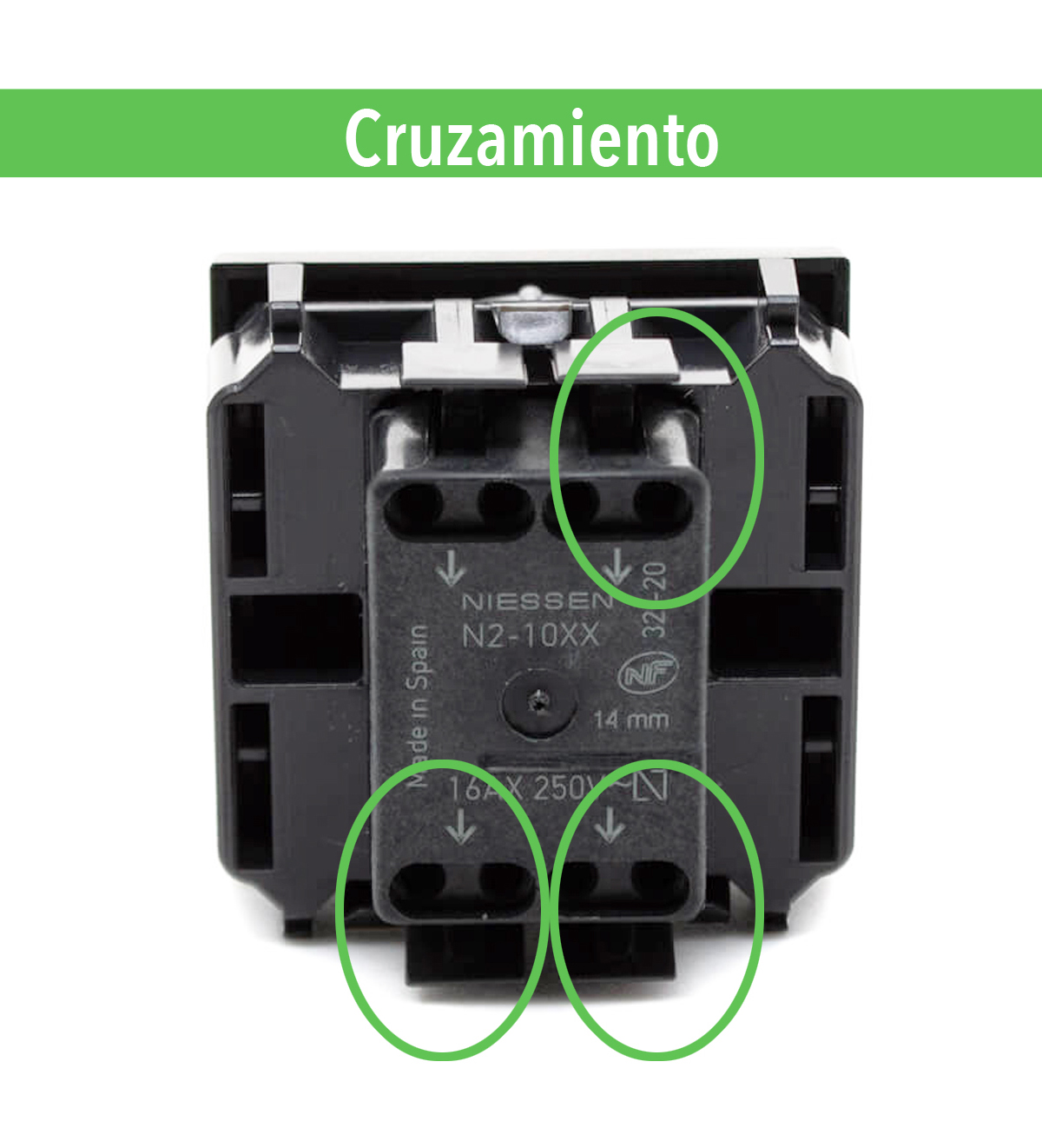 DivisionLED. diferencia entre interruptor conmutador y cruzamiento